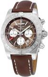 Breitling Chronomat 44 Automatic Brown Dial Brown Leather Men's Watch AB042011-Q589BRLT