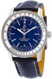 Breitling Automatic Blue Dial Blue Leather Men's 41 mm Watch A17326211C1P3