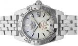 Breitling Galactic Automatic Mother of Pearl, White Dial Watch A3733012/A716 (Pre-Owned)