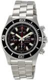 Breitling Men's A1334102/BA81SS Superocean Chronograph II Black Dial Watch