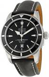 Breitling Superocean Heritage 46 Automatic Black Dial Black Leather Mens Watch A1732024-B868BKLD