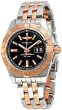 Breitling Galactic 41 Black Dial Steel and 18K Rose Gold Automatic Men's Watch C49350L2-BA09