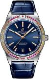 Breitling Chronomat Automatic Diamond Crystal Blue Dial Ladies Watch a10380611c1p1