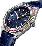 Breitling Chronomat Automatic Diamond Crystal Blue Dial Ladies Watch a10380611c1p1