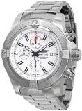 Breitling Super Avenger Chronograph Automatic White Dial Men's Watch A133751A1A1A1