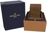 Breitling Premier Chronograph 42 Blue Dial on Brown Strap Men's Watch A13315351C1P1