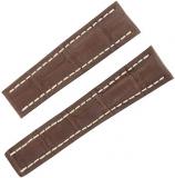 Breitling Brown Crocodile Leather 24 mm Strap