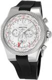Breitling Men's BTA4736212-G657BKRD Bentley GMT Silver Dial Watch