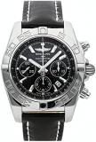 Breitling Chronomat 44 Carbon Black Dial Chronograph Automatic Men's Watch AB011012-M524BKLT