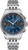Breitling Premier B01 Chronograph 42 Blue Dial Men's Watch AB0118A61C1A1