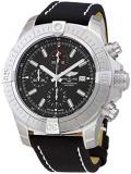 Breitling Super Avenger Chronograph Automatic Chronometer Black Dial Men's Watch A13375101B1X2