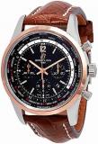 Breitling Transocean Unitime Pilot World Time Chronograph Automatic Chronometer Black Dial Mens Watch UB0510U4/BC26