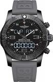 Breitling Men's VB5510H2/BE45RD Analog Display Quartz Black Watch