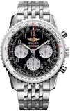 Breitling Navitimer 01 Chronograph Automatic Men's Watch, Stainless Steel, Black Dial, AB012012.BB02.447A