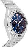 Breitling Chronomat B01 Blue Dial Mens Watch AB0134101C1A1