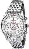 Breitling Montbrillant 01 Automatic Chronograph Silver Dial Mens Watch AB013012-...