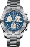 Breitling Colt Chronograph Blue Dial Stainless Steel Men's Watch A7338811/C905/1...