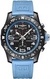 Breitling Endurance Pro Breitlight Light Blue Black Super Quartz Watch X82310281...
