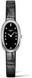 Longines Symphonette Ladies Diamond Black Dial Watch L2.305.4.57.0