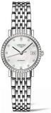 Longines L43090876 Elegant Women Watch - Mother Of Pearl Dial Stainless Steel Case Automatic Movement