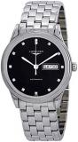 Longines Flagship Automatic Diamond Black Dial Men's Watch L48994576