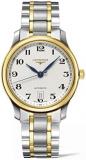 Longines Master Collection White Dial Steel and 18kt Yellow Gold Mens Watch L26285787