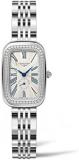 Longines Equestrian Stainless Steel & Diamond Womens Watch Silver Dial L6.141.0.71.6