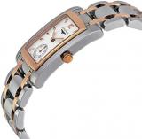 Longines Dolce Vita White Dial Stainless Steel and 18kt Rose Gold Ladies Watch L55025187