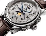 Longines Master Collection Automatic Multi-Function Silver Dial Brown Leather Mens Watch L27394713