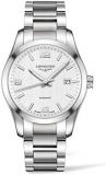 Longines Conquest White Dial Stainless Steel Watch L27854766