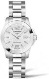 Longines Conquest Silver Dial Stainless Steel Ladies Watch L33764766