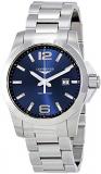 Longines mens watches Conquest L3.760.4.96.6 Blue dial Stainless Steel 43mm