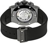 Hublot Classic Fusion Automatic Chronograph Black Magic Matt Carbon Fiber Dial Black Rubber Mens Watch 521.CM.1771.RX