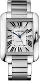 CARTIER New Tank Anglaise W5310008 Stainless Automatic Box/Paper/Warranty #CA36