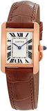 Cartier Tank Louis Hand Wound Silvered Dial 18kt Rose Gold LadiesWatch WGTA0010