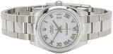 Rolex Pre-Loved Stainless Steel Roman Datejust 178240 31mm, White