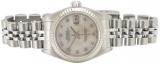 Rolex Pre-Loved White Stainless Steel Mother of Pearl Datejust 79174 26mm, White