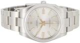 Rolex Pre-Loved Stainless Steel Oyster Perpetual 124300 41mm, White