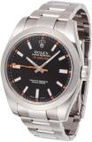 Rolex Milgauss 116400 Black Men's Watch, Bracelet Type