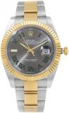 Rolex Datejust 41 Grey Dial Stainless Steel and 18K Yellow Gold Men's Watch 126333GYRO