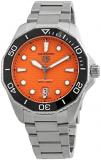 TAG Heuer Aquaracer Automatic Orange Dial Men's Watch WBP201F-BA0632