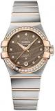 Omega Constellation Automatic Brown Praline Dial Ladies Watch 123.25.27.20.63.00...