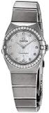 Omega Constellation Manhattan Diamond White Mother of Pearl Dial Ladies Watch 13...