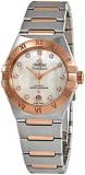 Omega Constellation Manhattan Co-Axial Master Chronometer Mother of Pearl Diamond Dial 29 mm Ladies Watch