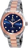 Omega Seamaster Aqua Terra Automatic Chronometer Diamond Blue Dial Ladies Watch 220.20.34.20.53.001