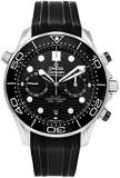 Omega Seamaster 300 Master Co-Axial Chronograph Automatic Chronometer Black Dial...