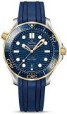 Omega Seamaster Automatic Chronometer Steel & 18kt Yellow Gold Blue Dial Men's W...