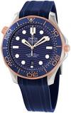 Omega Seamaster Diver Automatic Stainless Steel & 18kt Sedna Gold Blue Dial Men'...