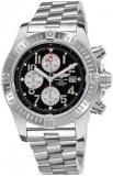 Breitling Men's A1337011/B973 Super Avenger New Black Chronograph Dial Watch