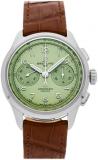 Breitling Premier Manual Wind Green Dial Watch AB0930D31L1P1 (Pre-Owned)